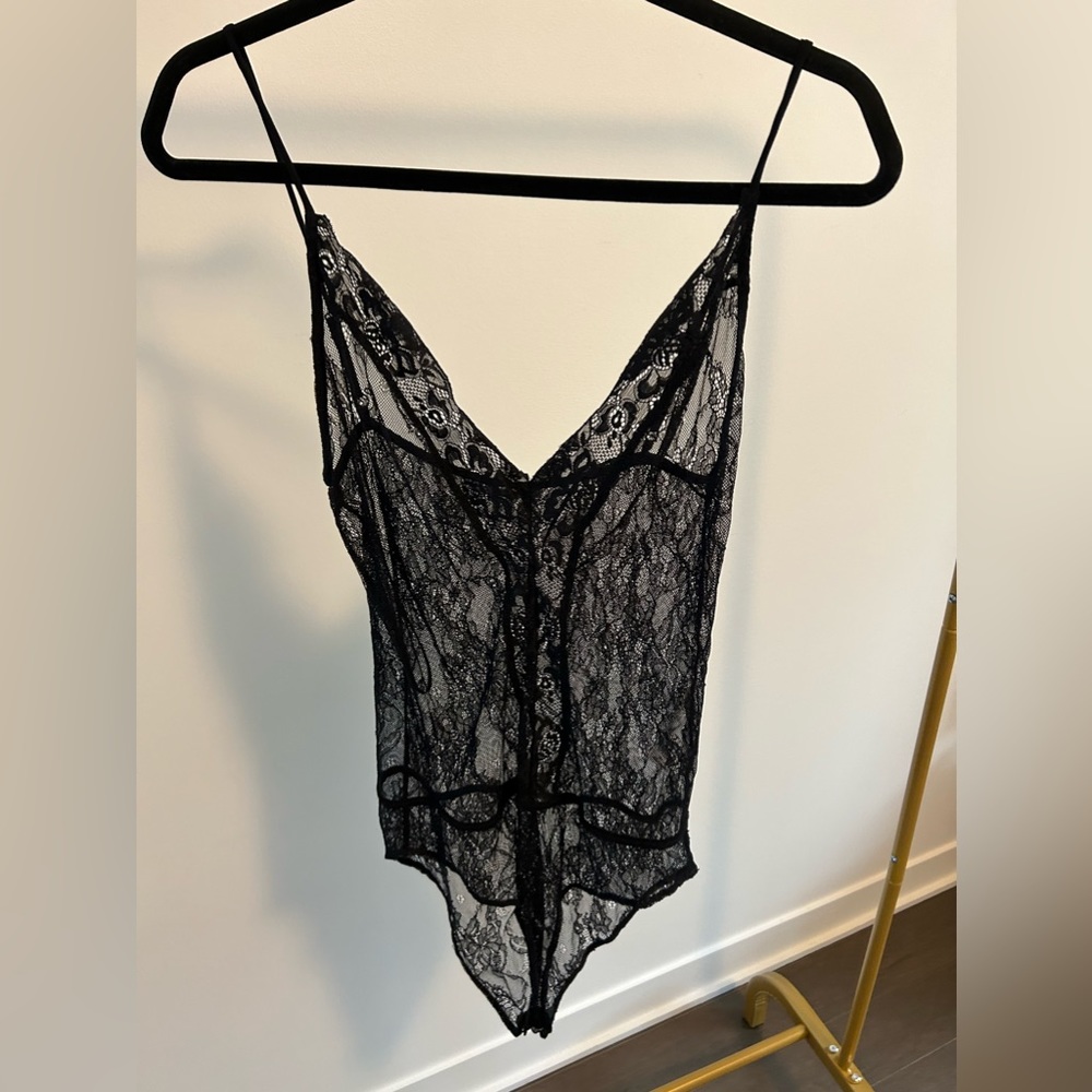 Woman’s lace bodysuit
